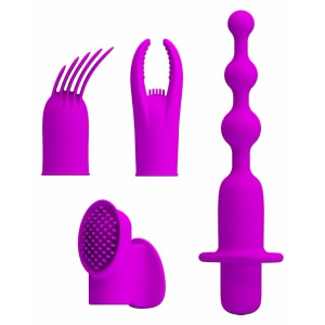 Set Vibratoare Pretty Love Joy Collection 4 în 1 Mov pe Domnisoare.ro