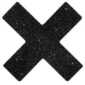Stickere Pentru Sfârcuri Model X Negru