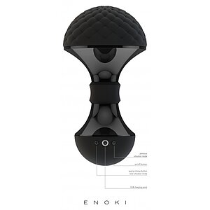 Stimulator Clitoris Enoki Bendable Massager Negru
