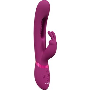 Stimulator Mika Triple Motor Rabbit Flapping Roz Stimulator Mika Triple Motor Rabbit Flapping Roz pe Domnisoare.ro