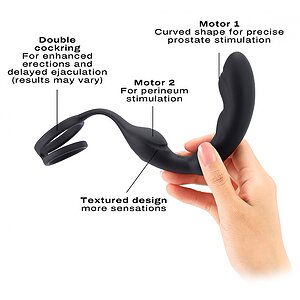 Stimulator Prostată Dorcel P-Ring Negru