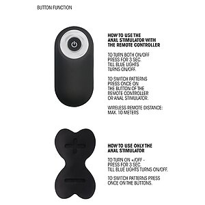 Stimulator Prostată No. 79 Rechargeable Negru