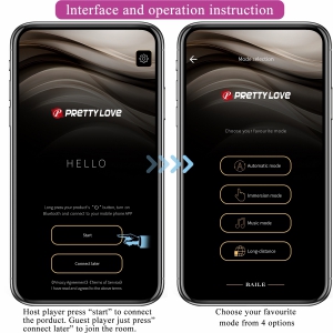 Stimulator Prostată Pretty Love Archenemy App Negru