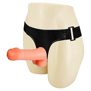 Strap On cu Testicule Ultra Cyberskin Strap On cu Testicule Ultra Cyberskin pe Domnisoare.ro