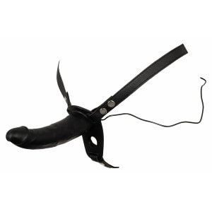 Strap On Cu Vibrații Double Thruster Negru