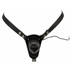 Strap On Cu Vibrații Double Thruster Negru
