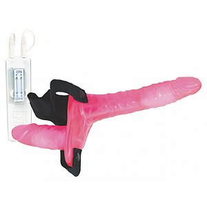 Strap-on Dublu Pentru Femei Joyride Roz Strap-on Dublu Pentru Femei Joyride Roz pe Domnisoare.ro