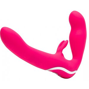 Strap On Happy Rabbit Strapless Vibe Roz Strap On Happy Rabbit Strapless Vibe Roz pe Domnisoare.ro