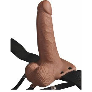 Strap On Hollow Rechargeable Fetish Fantasy 18 cm Caramel Strap On Hollow Rechargeable Fetish Fantasy 18 cm Caramel pe Domnisoare.ro