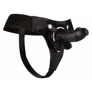 Strap-On Realistic 6 Inch Negru Strap-On Realistic 6 Inch Negru pe Domnisoare.ro