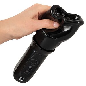 Stroker Rotativ Reîncărcabil — 4 Moduri, 3 Viteze, 8 cm Negru