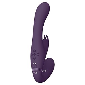 Suki Vibrating Strapless Strap-on Rabbit Mov