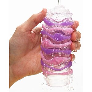 TENGA ARTE Drape - Masturbator Reutilizabil Compact 13,5 cm Transparent