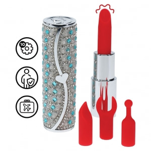 Tiffany Ruj Vibrator 5 Moduri Discret Reîncărcabil Roșu Tiffany Ruj Vibrator 5 Moduri Discret Reîncărcabil Roșu pe Domnisoare.ro