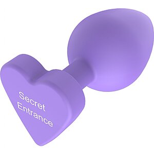 ToyJoy Secret Heart Plug Anal Din silicon 8 cm Bază Inimă Mov ToyJoy Secret Heart Plug Anal Din silicon 8 cm Bază Inimă Mov pe Domnisoare.ro