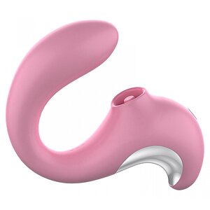 TWIST Vibrator Clitoral Roz — 7 Moduri, Reîncărcabil