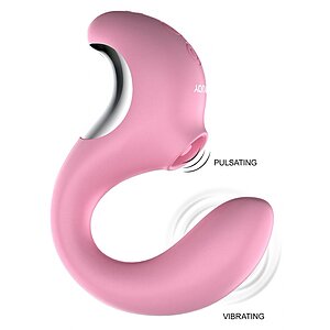 TWIST Vibrator Clitoral Roz — 7 Moduri, Reîncărcabil