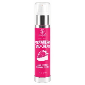Ulei Masaj 2in1 Hot Effect Kissable Căpșuni pe Domnisoare.ro