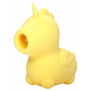 Unihorn Bean Blossom: Vibrator Mini 10+10 Reîncărcabil Galben pe Domnisoare.ro
