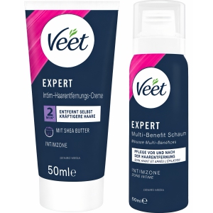 Veet EXPERT Set Epilare Intimă Cremă și Spumă Veet EXPERT Set Epilare Intimă Cremă și Spumă pe Domnisoare.ro