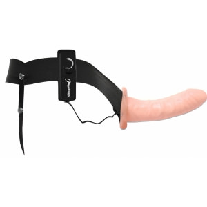 Vibrating Hollow Strap On For Him Or Her