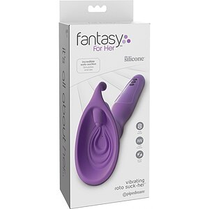 Vibrating Roto Cu Aspirație Mov