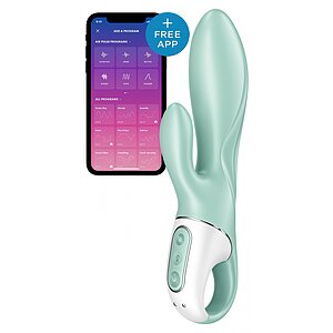 Vibrator Air Pump Bunny 5 Verde Vibrator Air Pump Bunny 5 Verde pe Domnisoare.ro