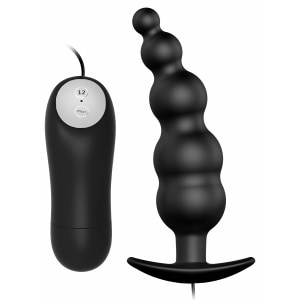 Vibrator Anal Plăcere Copleșitoare Telecomandat Negru Vibrator Anal Plăcere Copleșitoare Telecomandat Negru pe Domnisoare.ro