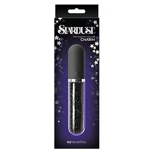 Vibrator Clasic Stardust Charm Negru