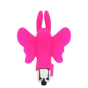 Vibrator Clitoridian Butterfly Pleaser Roz pe Domnisoare.ro
