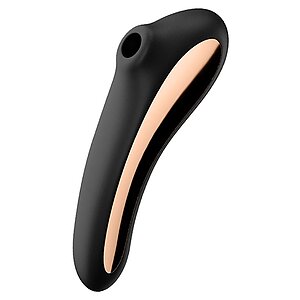 Vibrator Clitoridian Dual Kiss Satisfyer Negru Vibrator Clitoridian Dual Kiss Satisfyer Negru pe Domnisoare.ro
