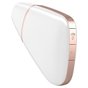 Vibrator Clitoridian Love Triangle Alb