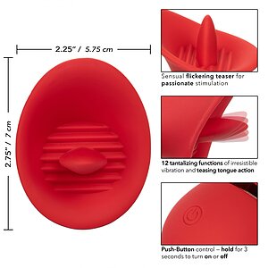 Vibrator Clitoris French Kiss Seducer Roșu