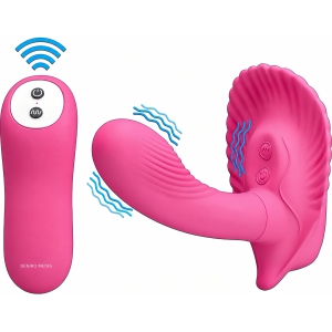Vibrator Cochilia Dragostei Cu Telecomandă Roz pe Domnisoare.ro