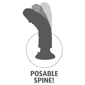 Vibrator Cu Ventuză King Penis 25cm