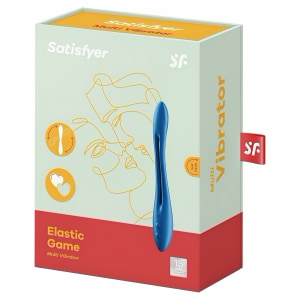 Vibrator Cuplu Elastic Game Albastru