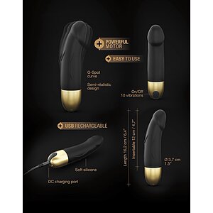 Vibrator Dorcel Real Vibration S Negru
