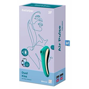 Vibrator Dual Kiss Punctul G Vibrator Verde