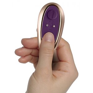 Vibrator Dublu Cocktail Couples Toy Burgundy Mov