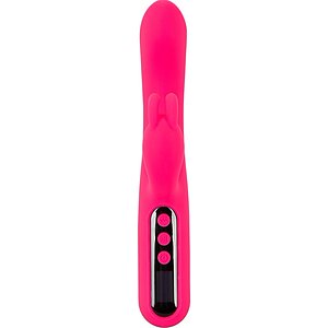 Vibrator Dublu Sunset Rabbit 10 Moduri Reîncărcabil Roz