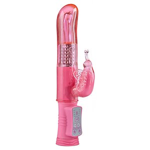 Vibrator Happy Hugging Butterfly 22.5cm Roz Vibrator Happy Hugging Butterfly 22.5cm Roz pe Domnisoare.ro