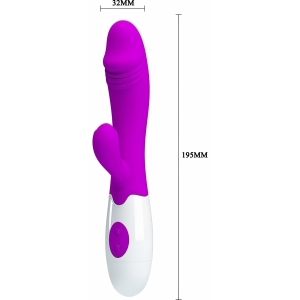 Vibrator Iepuraș Frumos Acțiune Rapidă Punctul G și Clitoris