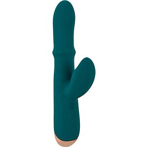Vibrator Iepure Thumping — 10+7 Moduri, 3 Motoare Verde Vibrator Iepure Thumping — 10+7 Moduri, 3 Motoare Verde pe Domnisoare.ro