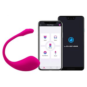 Vibrator Lovense Lush 2 Wearable Roz pe Domnisoare.ro