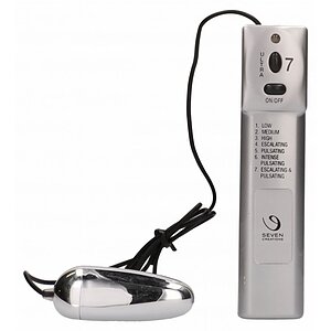 Vibrator Ou Ultra 7 Vector Argintiu pe Domnisoare.ro