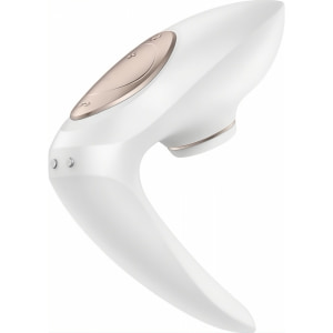 Vibrator Pentru Cupluri Satisfyer Pro Alb Vibrator Pentru Cupluri Satisfyer Pro Alb pe Domnisoare.ro