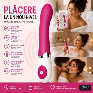 Vibrator Curbat Pentru Punctul G Roz