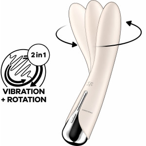 Vibrator Punctul G Satisfyer Spinning Vibe 1 Alb Vibrator Punctul G Satisfyer Spinning Vibe 1 Alb pe Domnisoare.ro
