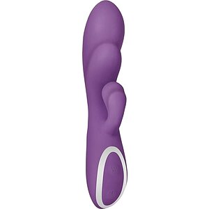 Vibrator Rabbit Rampage Silicon 19 cm Mov Vibrator Rabbit Rampage Silicon 19 cm Mov pe Domnisoare.ro