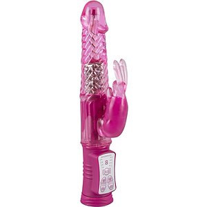 Vibrator Rabbit Sugar Babe 22cm Roz pe Domnisoare.ro